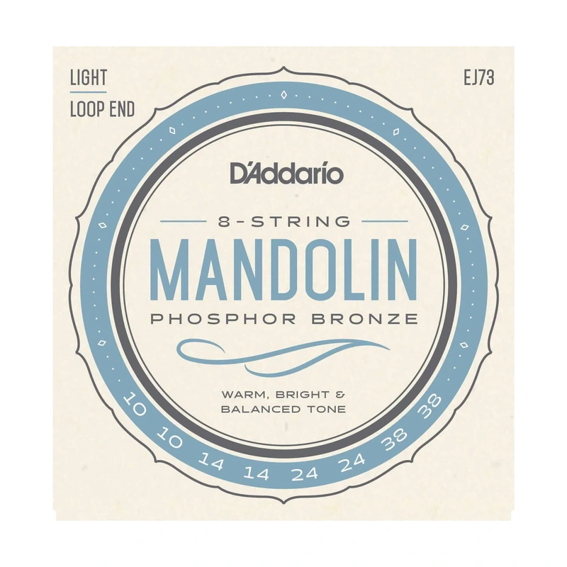 D'Addario EJ73 Phosphor Bronze Light Gauge Mandolin Strings