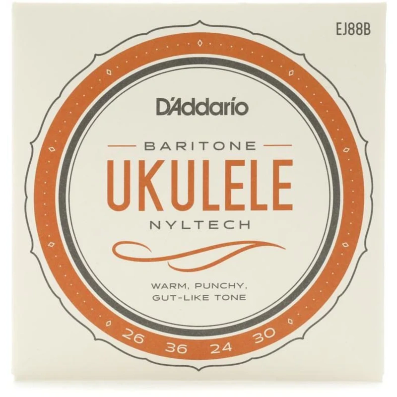 D'Addario EJ88B Nyltech Natural Nylon Ukulele Strings - Baritone