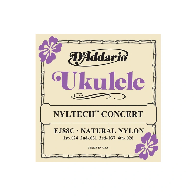 D'Addario EJ88C Nyltech Concert Ukulele Strings