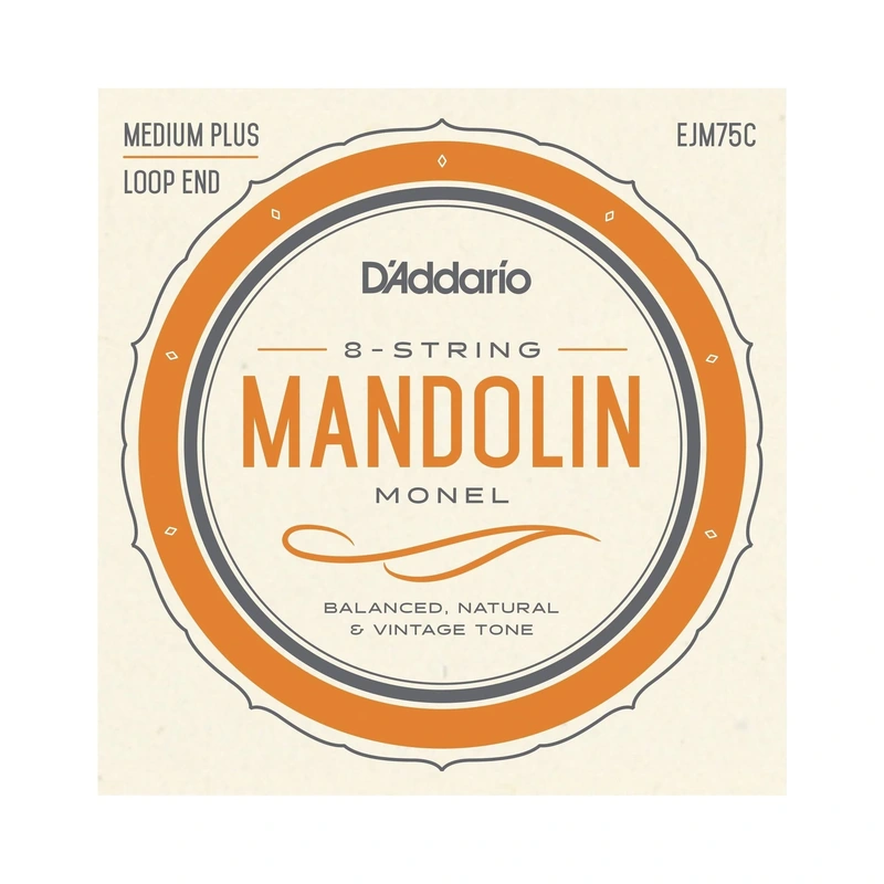 D'Addario EJM75C Monel Medium Plus Gauge Mandolin Strings