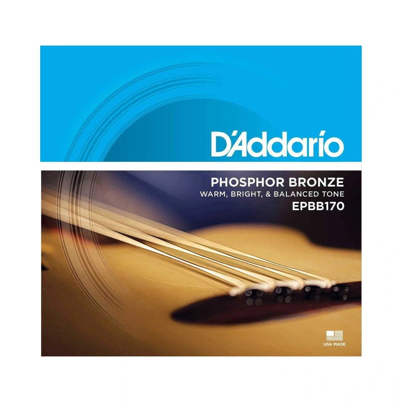 D'Addario EPBB170 Phophor Bronze Acoustic Bass Guitar Strings