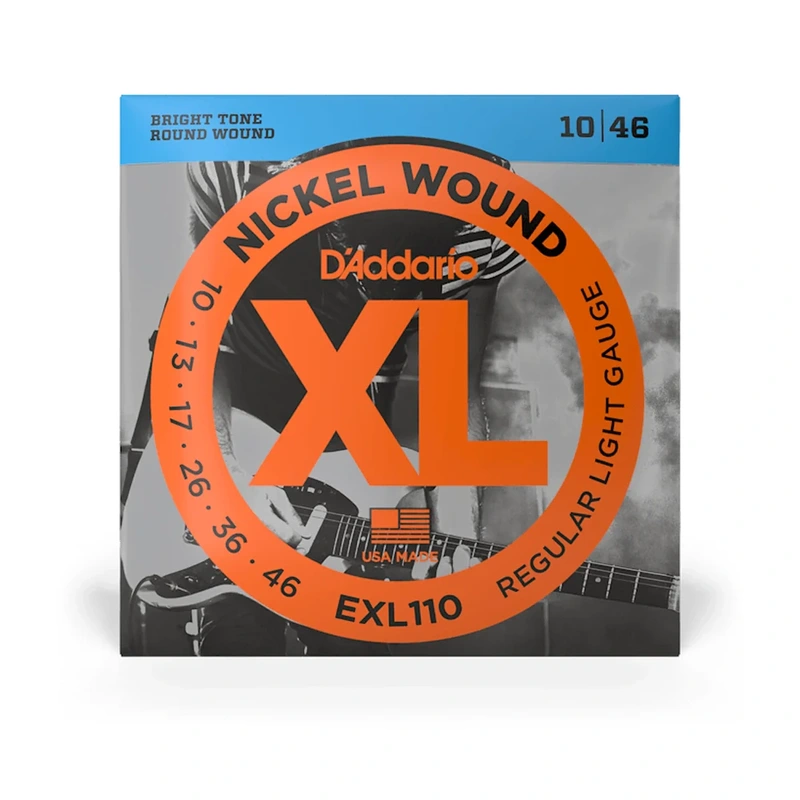 D'Addario EXL110 Nickel Wound Electric Strings 10-46 Regular Light