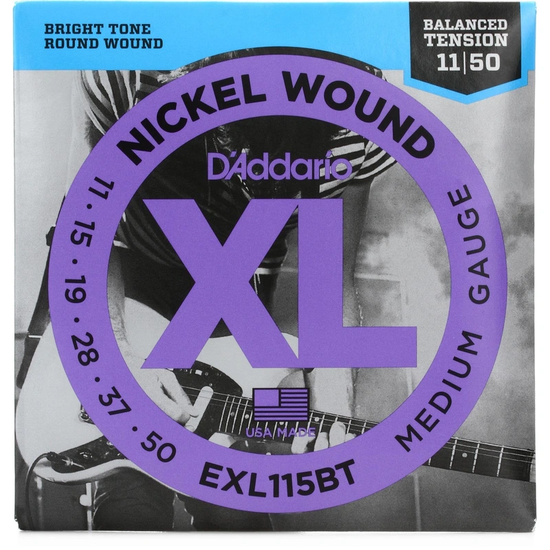 D'Addario EXL115BT Nickel Wound Medium Electric Strings - .011-.050 Balanced Tension Medium