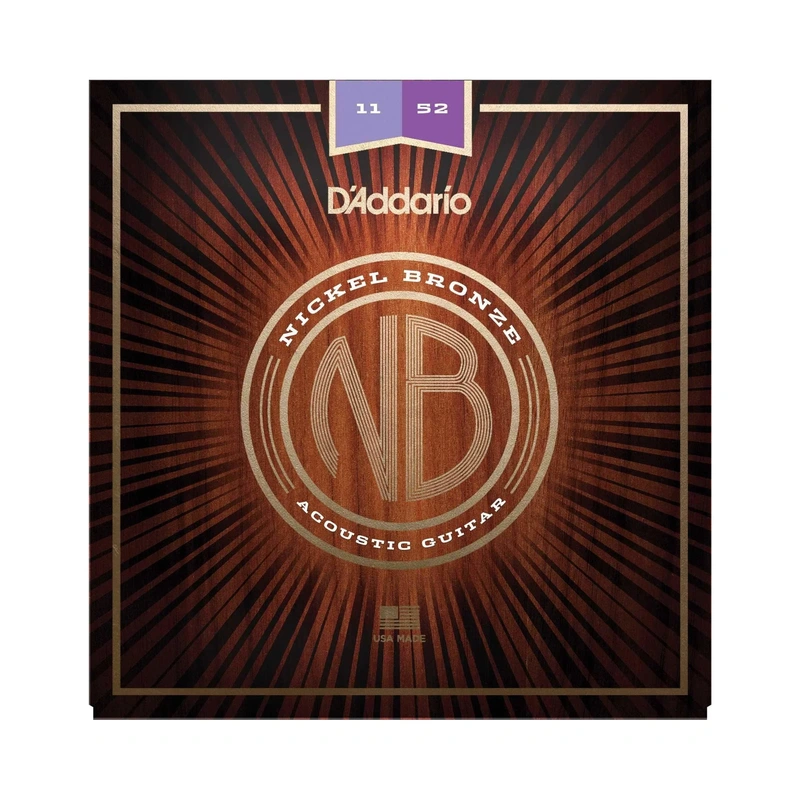 D'Addario Nickel Bronze Custom Light Gauge Acoustic Guitar Strings