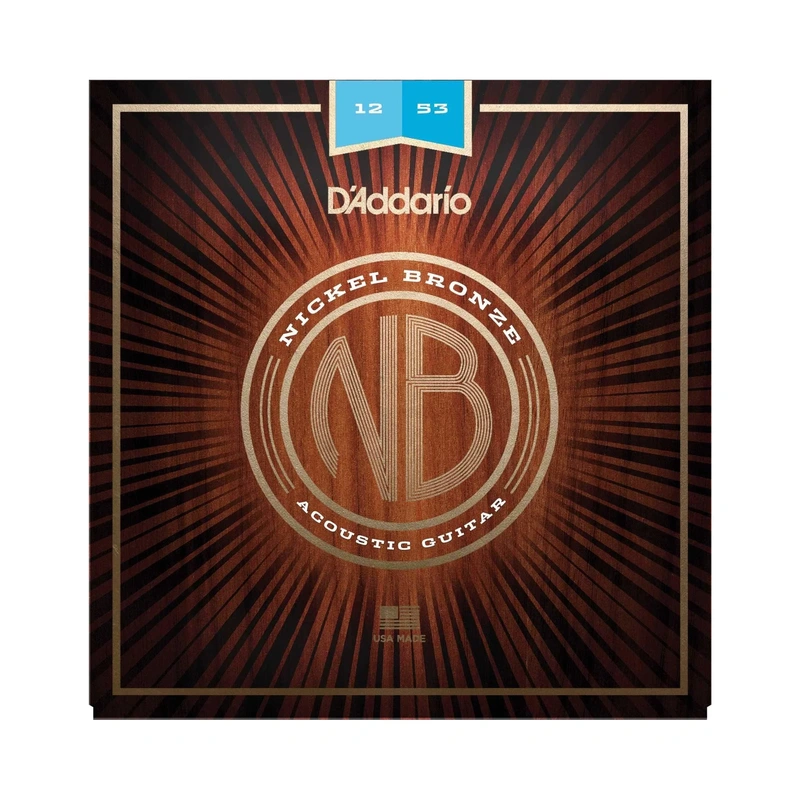 D'Addario Nickel Bronze Light Gauge Acoustic Guitar Strings