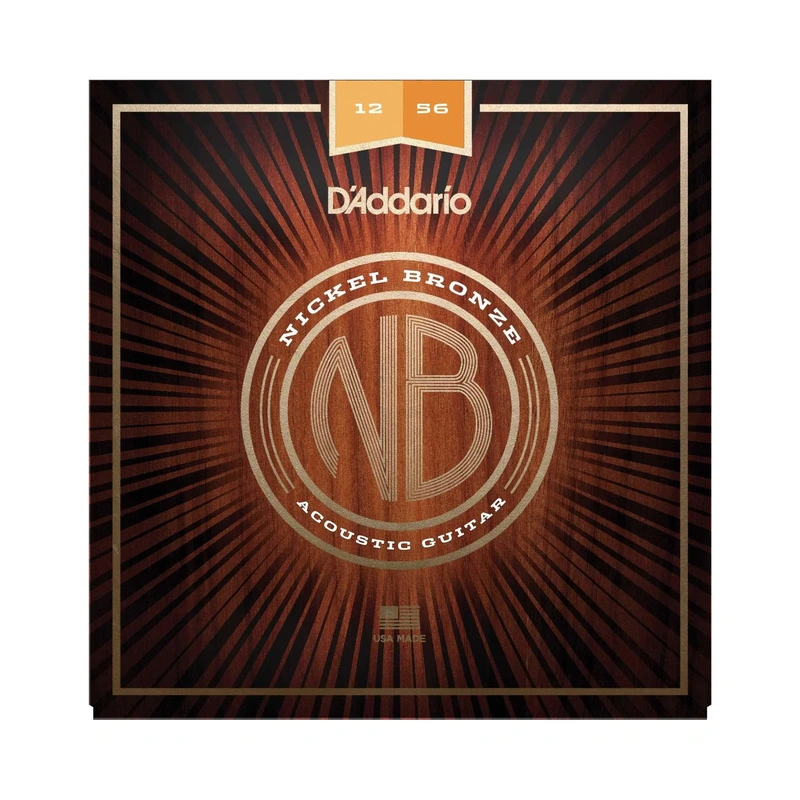 D'Addario Nickel Bronze Light Top / Medium Bottom Acoustic Guitar Strings