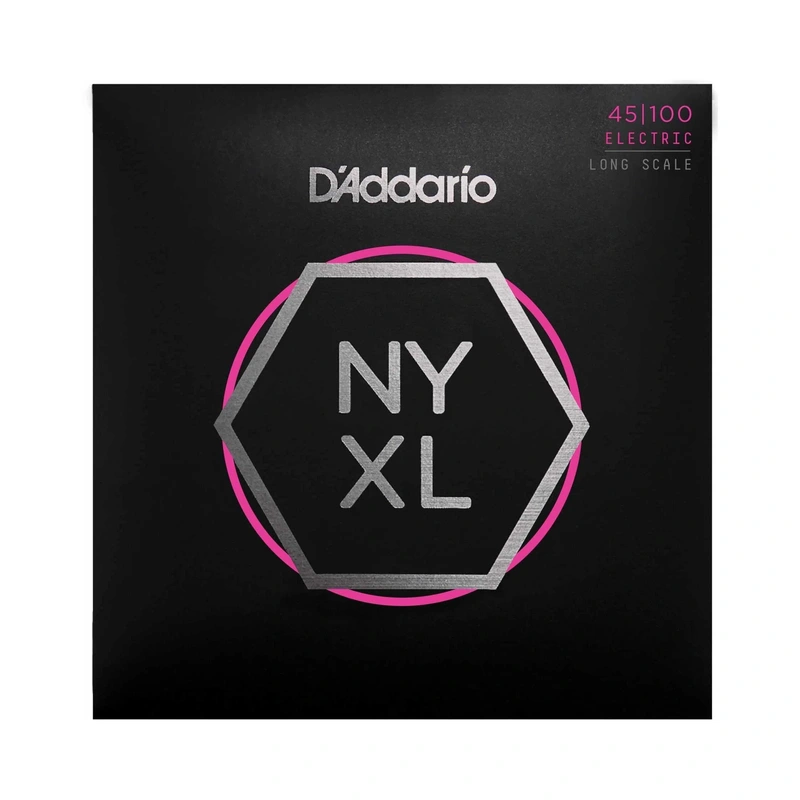 D'Addario NYXL Long Scale Light Gauge Electric Bass Strings