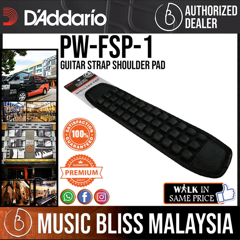 D'Addario PW-FSP-1 Guitar Strap Shoulder Pad