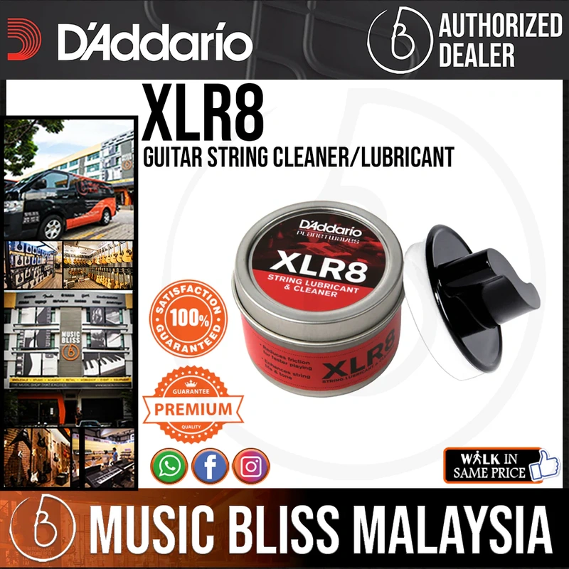 D'Addario PW-XLR8-01 XLR8 String Lubricant/Cleaner