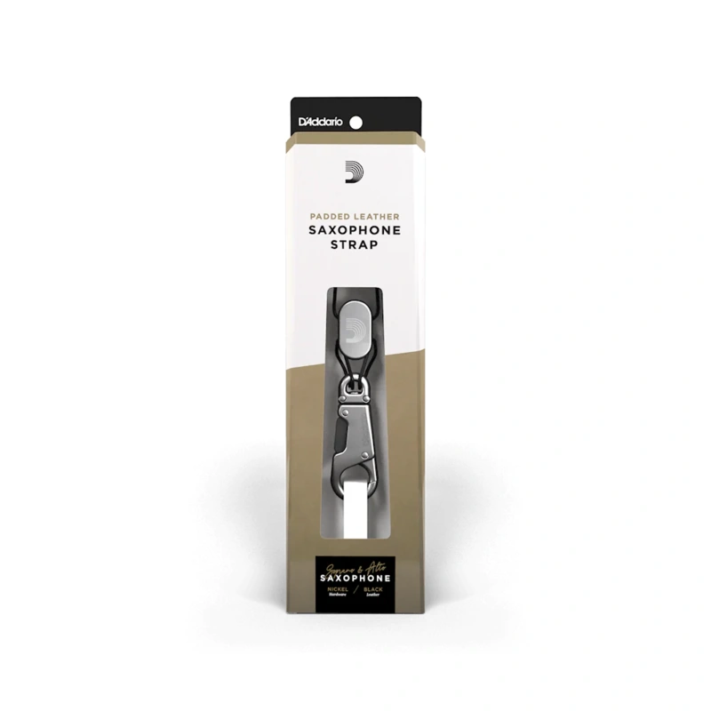 D'Addario Woodwinds Padded Leather Neck Strap