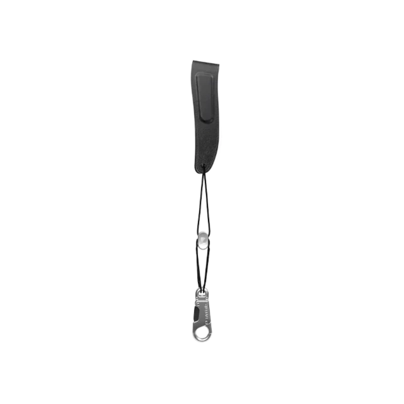 D'Addario Woodwinds Padded Leather Neck Strap, Tenor/Baritone, Black/Nickel