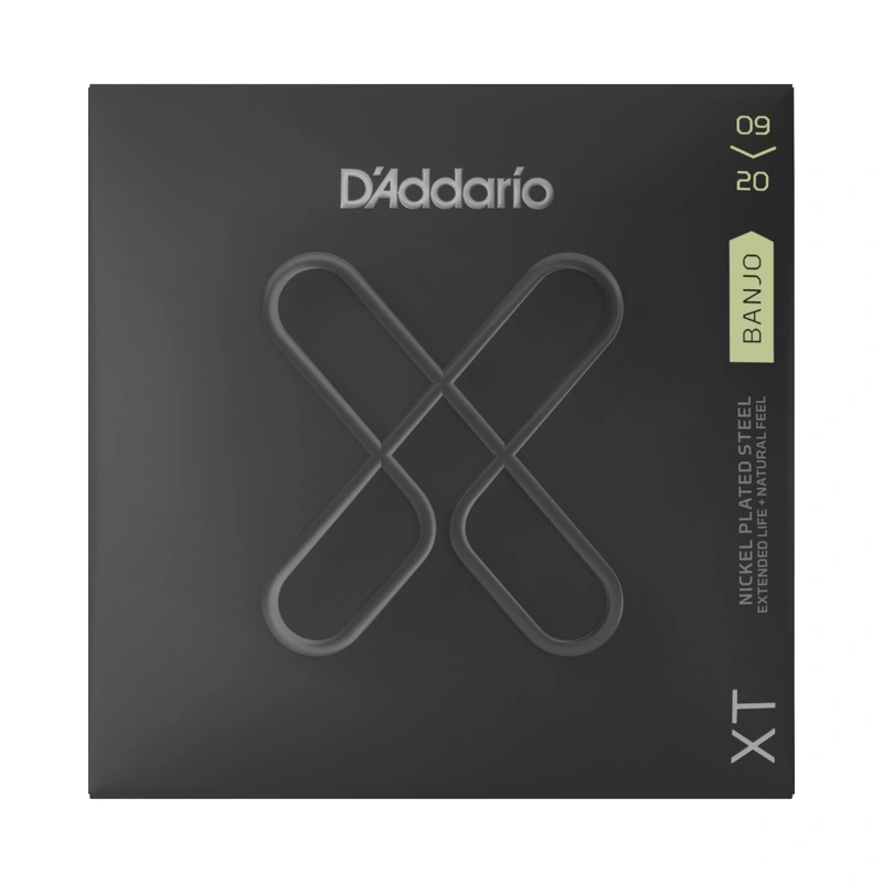 D'Addario XT Nickel Light Gauge 5-String Banjo Strings