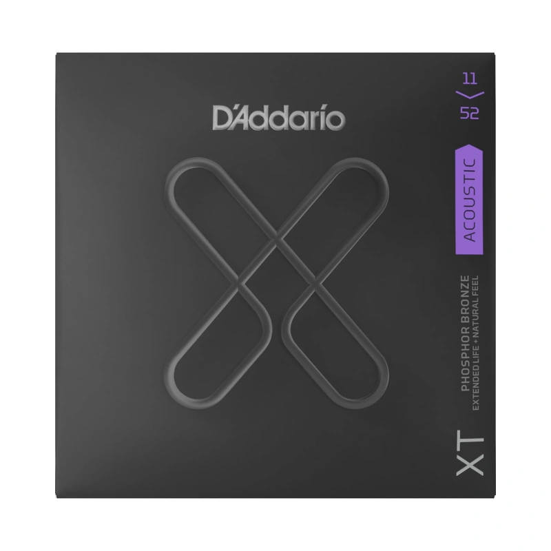 D'Addario XT Phosphor Bronze Custom Light Gauge Acoustic Guitar Strings