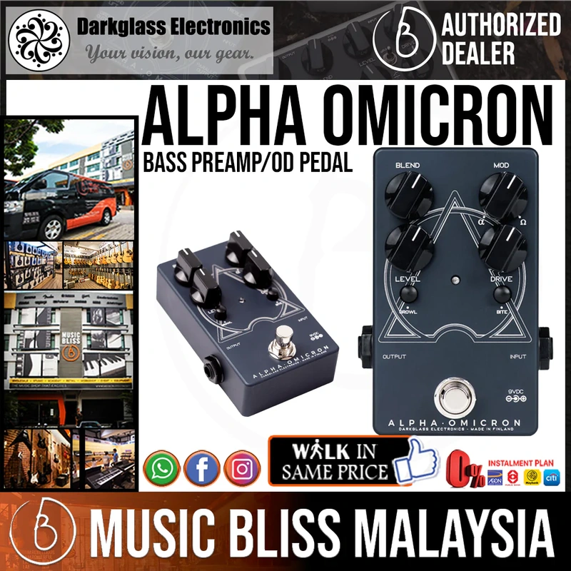 Darkglass Alpha Omicron Bass Preamp/OD Pedal