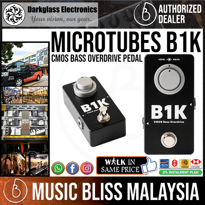 Darkglass Microtubes B1k CMOS Bass Overdrive Pedal