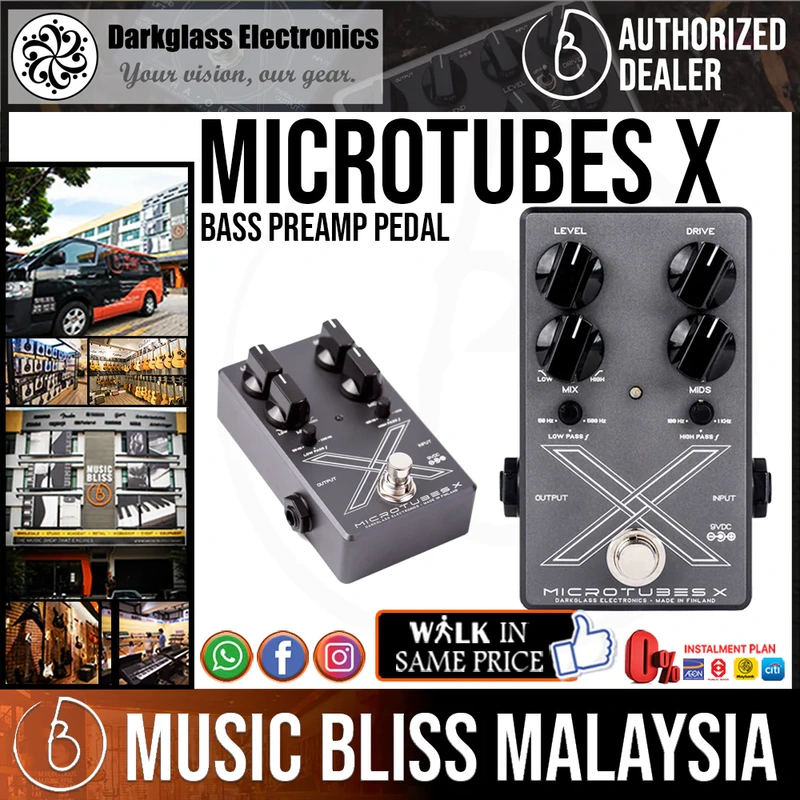 Darkglass Microtubes X Bass Preamp Pedal