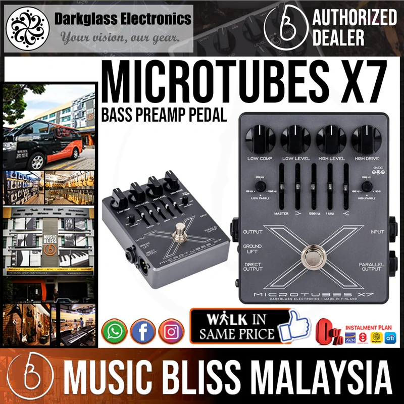 Darkglass Microtubes X7 Bass Preamp Pedal