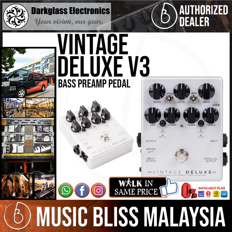 Darkglass Vintage Deluxe V3 Bass Preamp Pedal