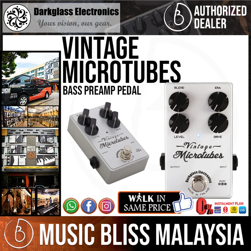 Darkglass Vintage Microtubes Bass Preamp Pedal