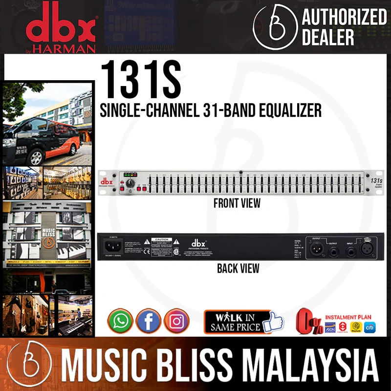 dbx 131s 31-band Equalizer