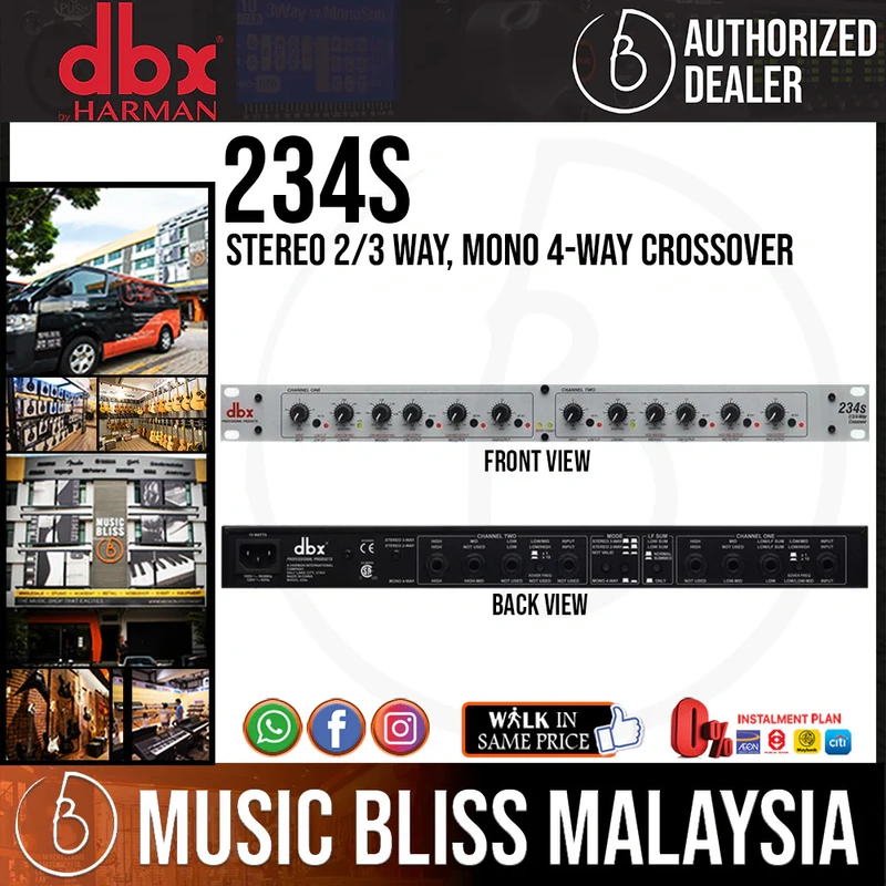 dbx 234s Multi-channel Crossover