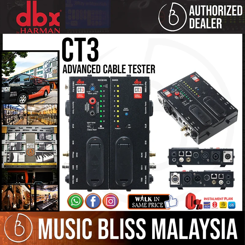 dbx CT3 Advanced Cable Tester