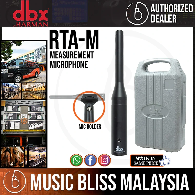 dbx RTA-M Measurement Microphone