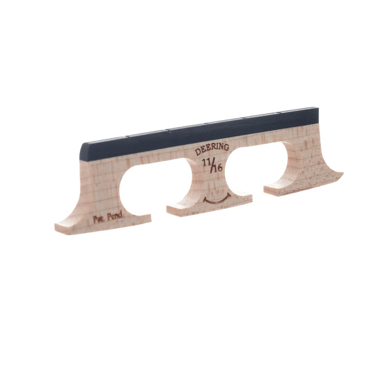 Deering 11/16" Smile Banjo Bridge, with Curved Feet