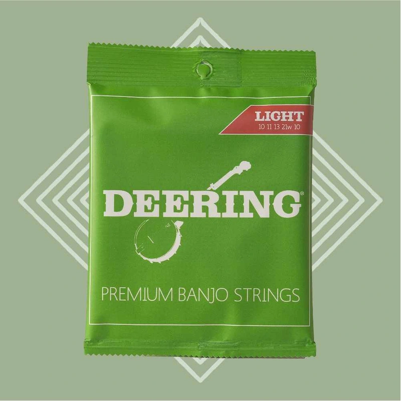 Deering 5-String Nickel-Plated Steel Light Gauge Banjo Strings