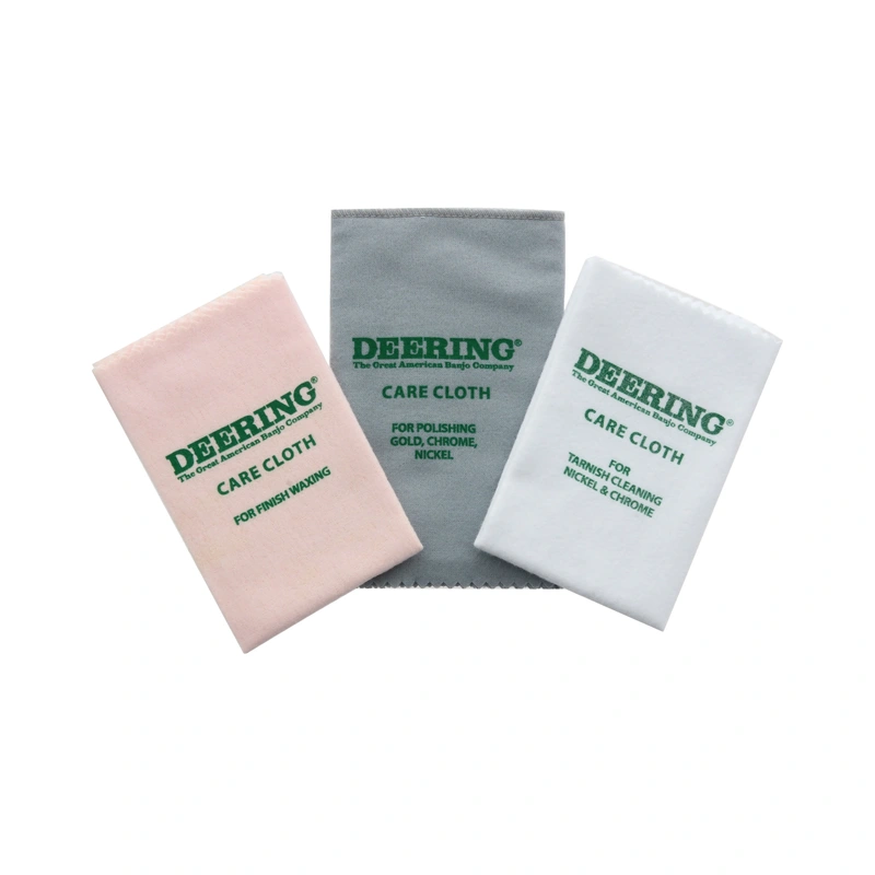 Deering Banjo Care Cloths, Set of 3