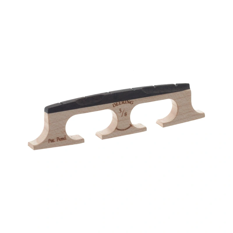 Deering Smile 6-String Banjo Bridge with Curved Feet, 5/8"
