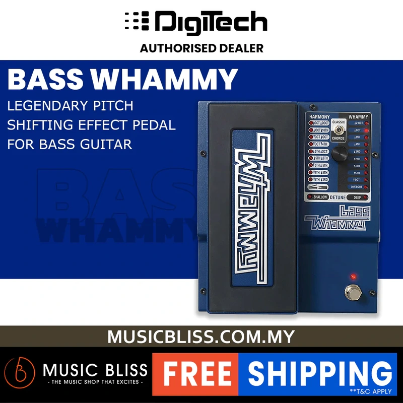 DigiTech Bass Whammy Pitch Shift Bass Pedal