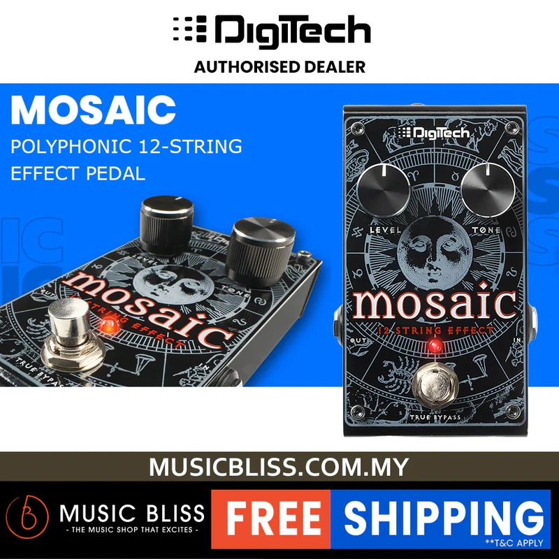 DigiTech Mosaic Polyphonic 12-string Guitar Effects Pedal