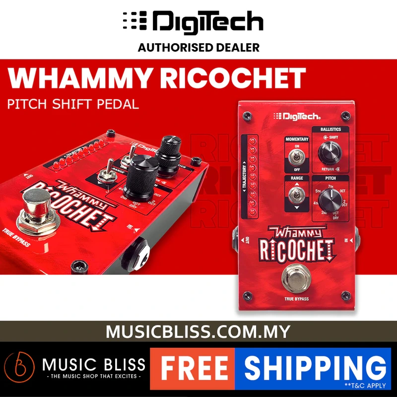 DigiTech Whammy Ricochet Guitar Effects Pedal