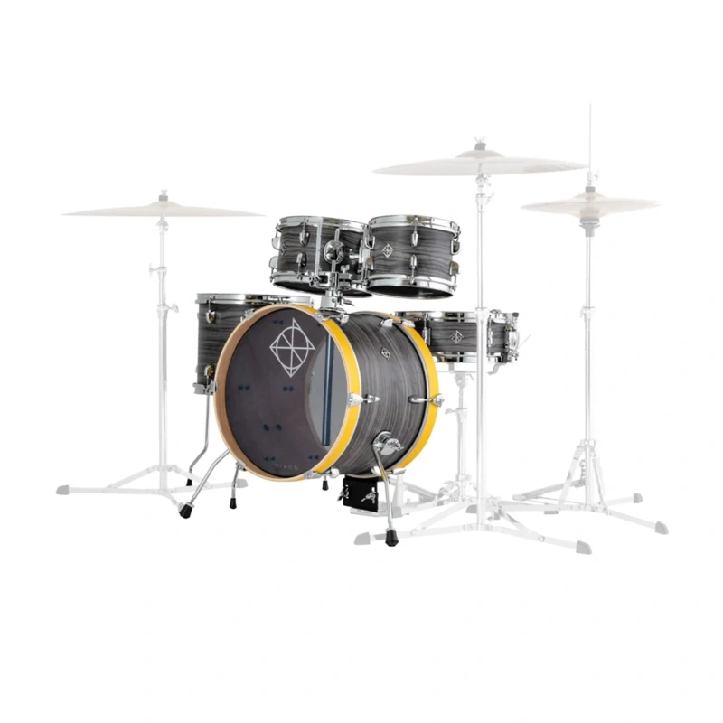 Dixon Jet Set Plus 5 Pc Drum Kit - Ebony
