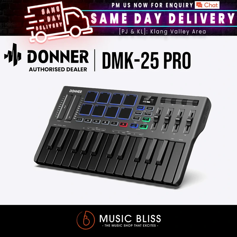 Donner DMK-25 PRO MIDI Keyboard Controller