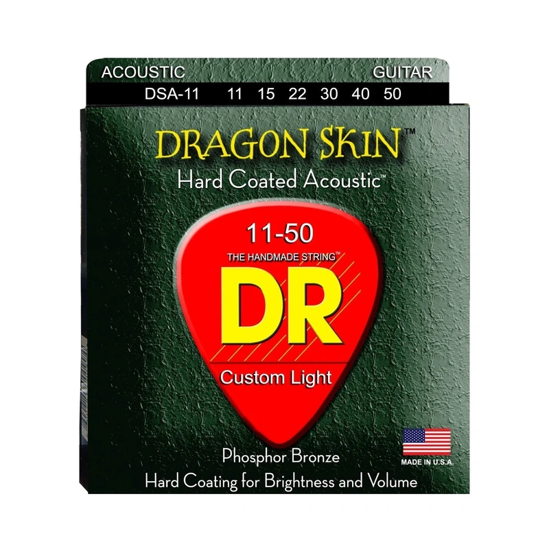 DR DSA11 Dragon Skin 6-String Acoustic Guitar Set