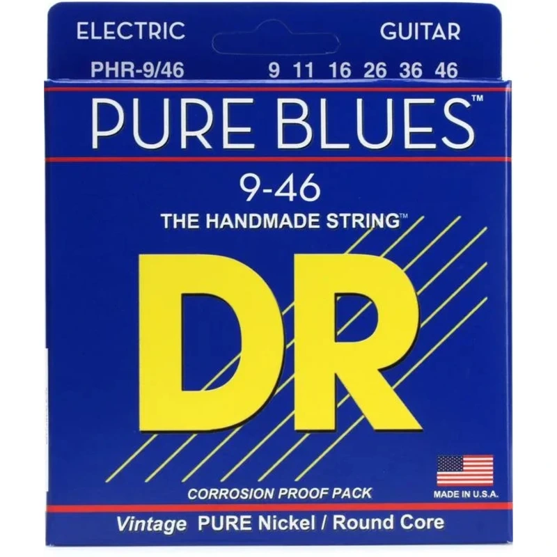 DR Pure Blues 9-46 Electric Guitar Strings