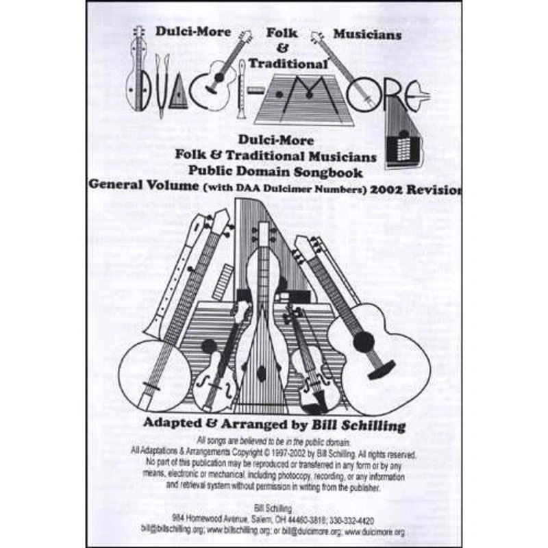 Dulci-More Folk & Traditional Musicians Public Domain Songbook