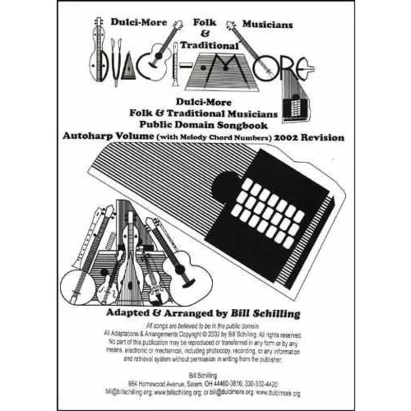 Dulci-More Folk & Traditional Musicians Public Domain Songbook: Autoharp Edition