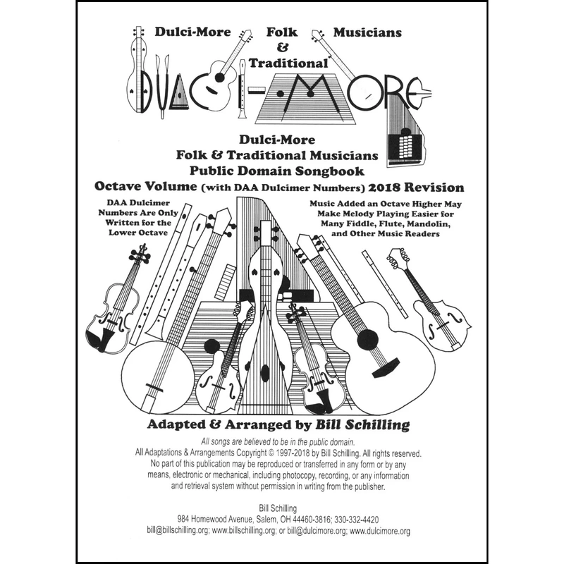 Dulci-More Folk & Traditional Musicians Public Domain Songbook - Octave Volume