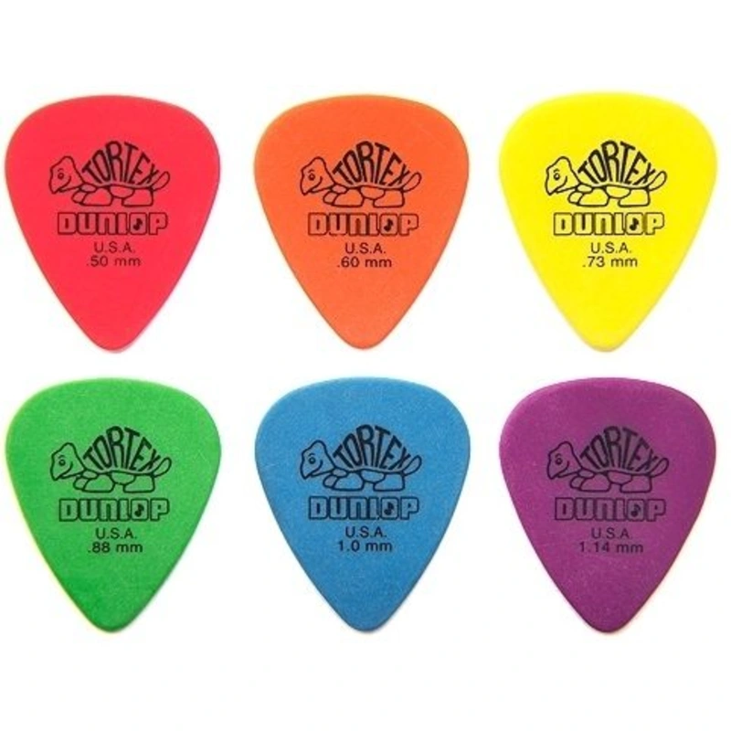 Dunlop 4180 Tortex Standard Gauged Plectra Guitar Pick - Each