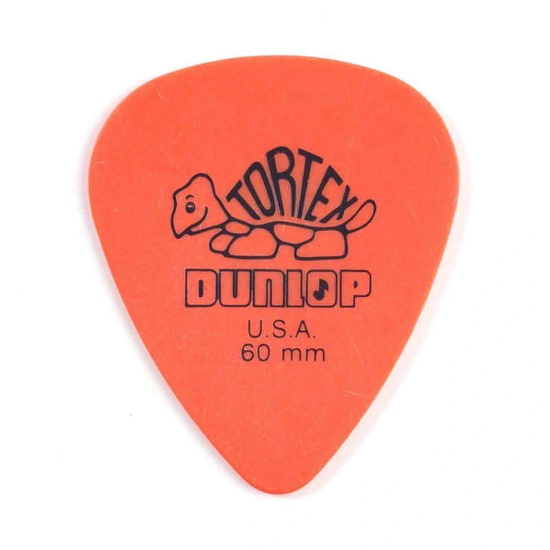 Dunlop 418P.60 Tortex Standard Guitar Pick Orange - 0.60mm