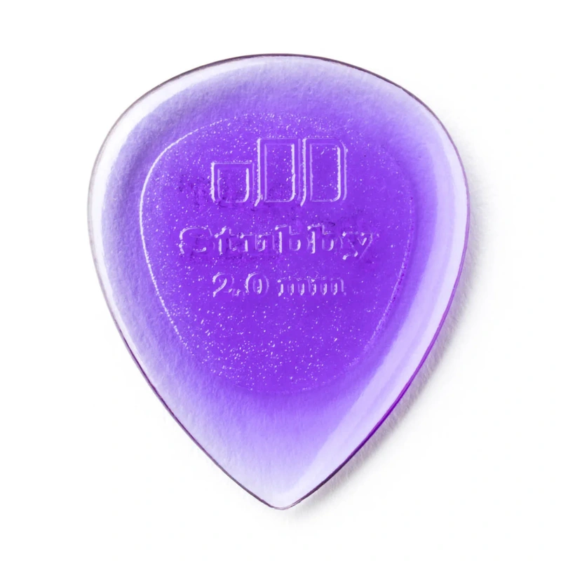 Dunlop 474r200 Stubby Jazz Guitar Picks 2.0mm