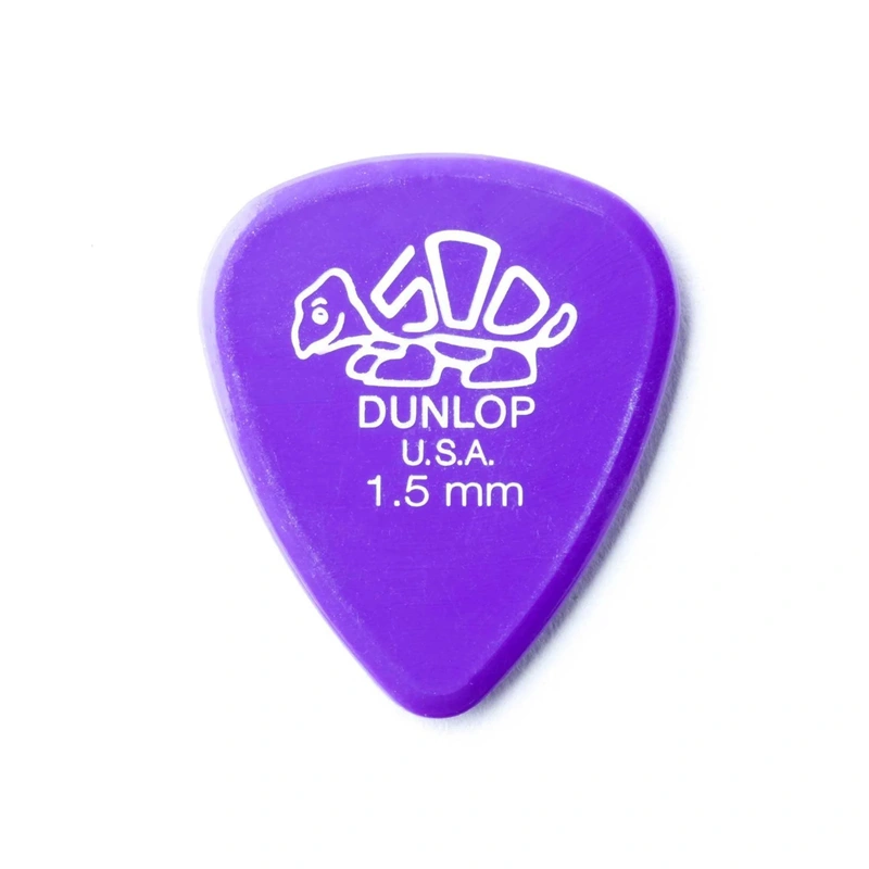 Dunlop Delrin 500 Standard 1.50MM Flatpick Player's Pack, 12 Picks