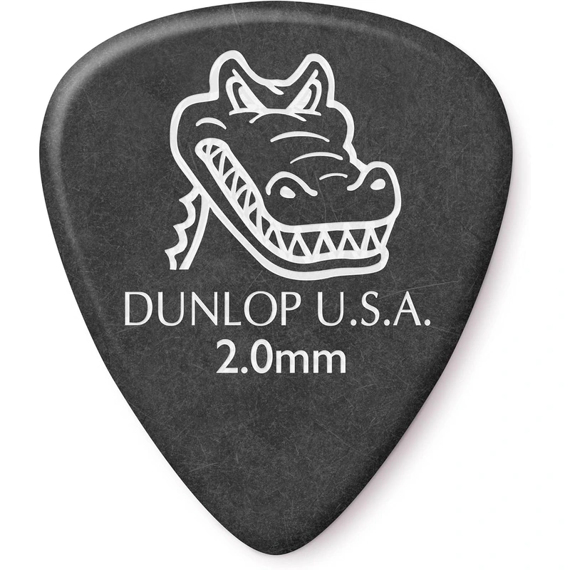 Dunlop Gator Grip Guitar Pick - 2.0mm Black