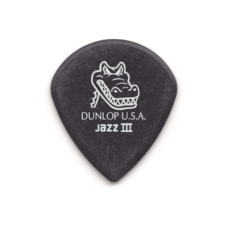 Dunlop Gator Grip Jazz III, 1.40mm Flatpick Player's Pack, 6 Picks