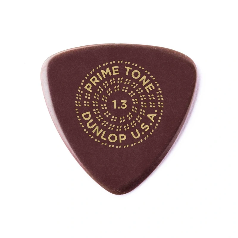 Dunlop Primetone Sculpted Plectra, Ultex Small Triangle , 1.30MM Thick, Three Pack
