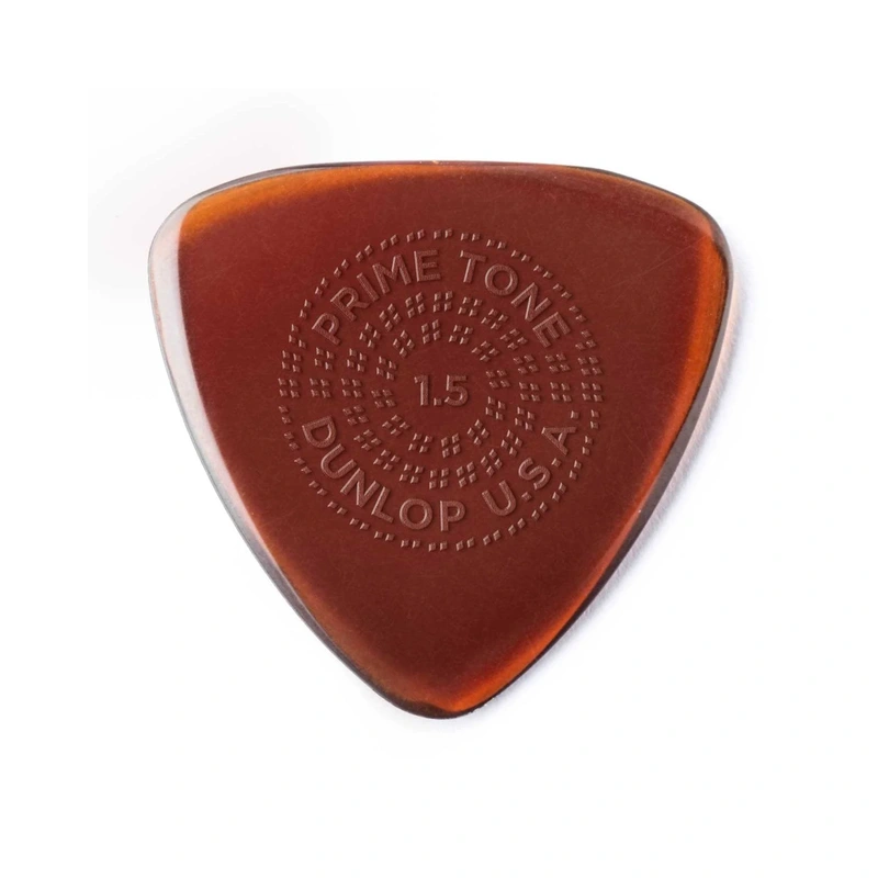 Dunlop Primetone Sculpted Plectra, Ultex Small Triangle with Grip, 1.50MM Thick, Three Pack