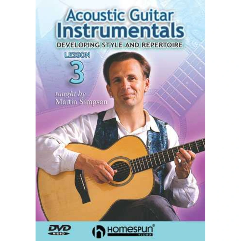 DVD - Acoustic Guitar Instrumentals: Vol. 3 - Developing Style and Repertoire